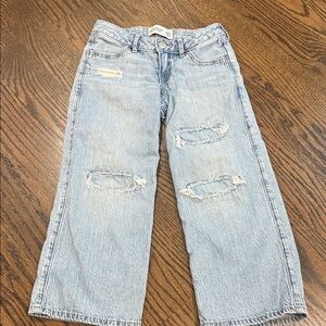 Abercrombie Kids Light Blue Distressed Jeans